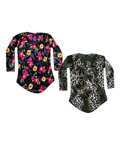 pack of 2 multi colored printed regular top - 19813159 - Very Small Image - 1