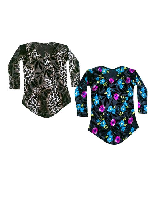pack of 2 multi colored printed regular top - 19813161 - Very Small Image - 1
