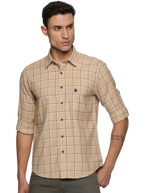 mens checks casual shirt - 19813918 - Very Small Image - 1
