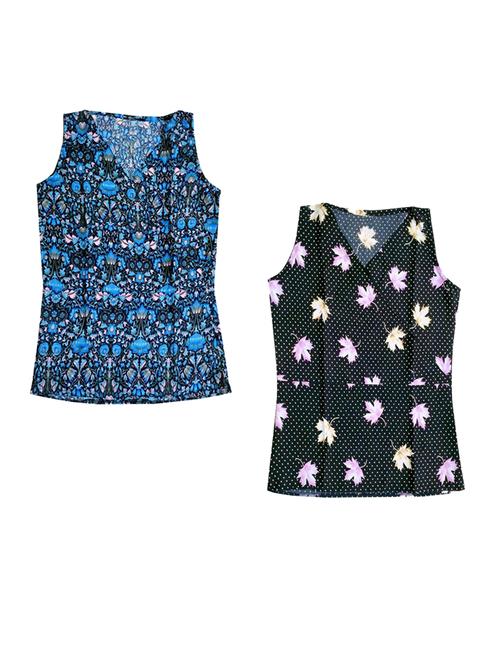 pack of 2 floral printed tops - 19814179 - Very Small Image - 1