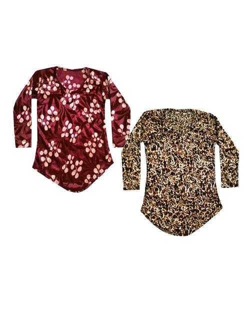 pack of 2 printed tops - 19814196 - Very Small Image - 1