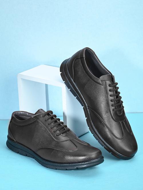 black synthetic lace up shoes - 19814635 - Very Small Image - 1