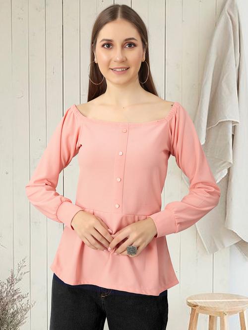 women's a line square neck top - 19815310 - Very Small Image - 1