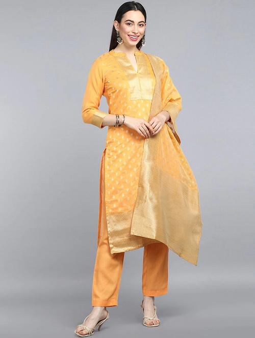 zari work suit set - 19816458 - Very Small Image - 1