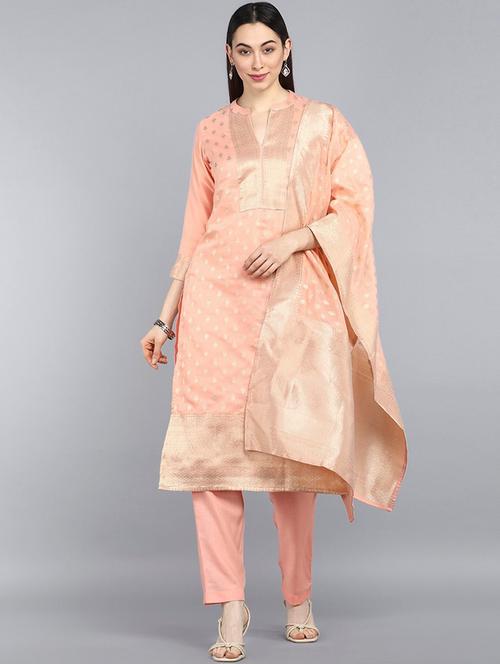 zari work suit set - 19816460 - Very Small Image - 1