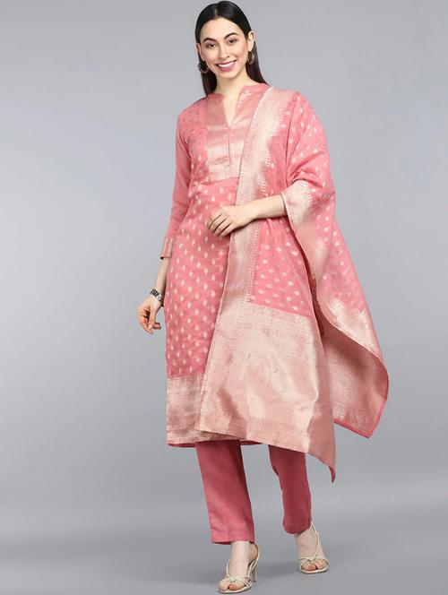zari work suit set - 19816463 - Very Small Image - 1