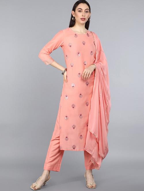 embroidered suit set - 19816477 - Very Small Image - 1