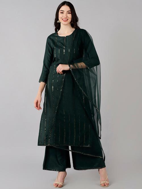 embellished work suit set - 19816579 - Very Small Image - 1