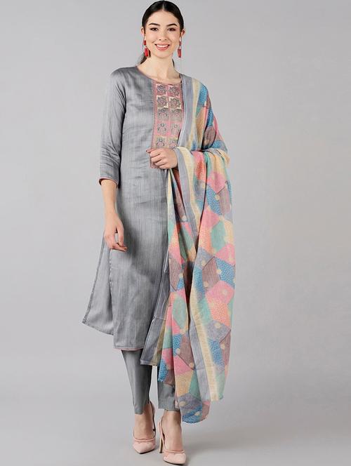 self design print suit set - 19816589 - Very Small Image - 1
