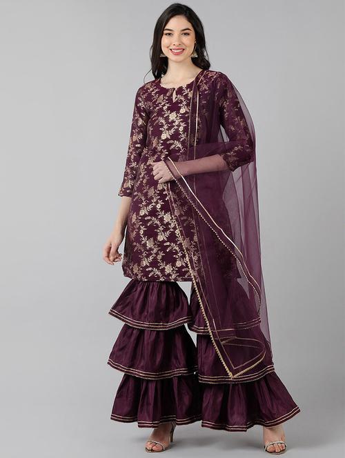 jacquard work suit set - 19816602 - Very Small Image - 1