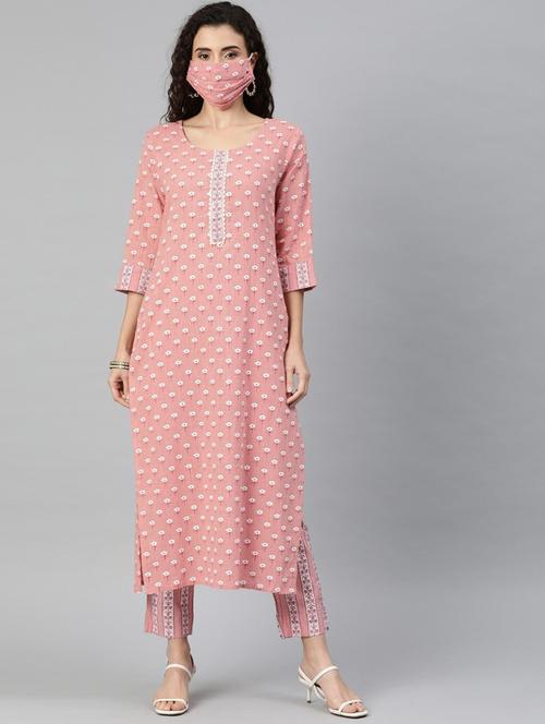 printed kurta pant set - 19816669 - Very Small Image - 1