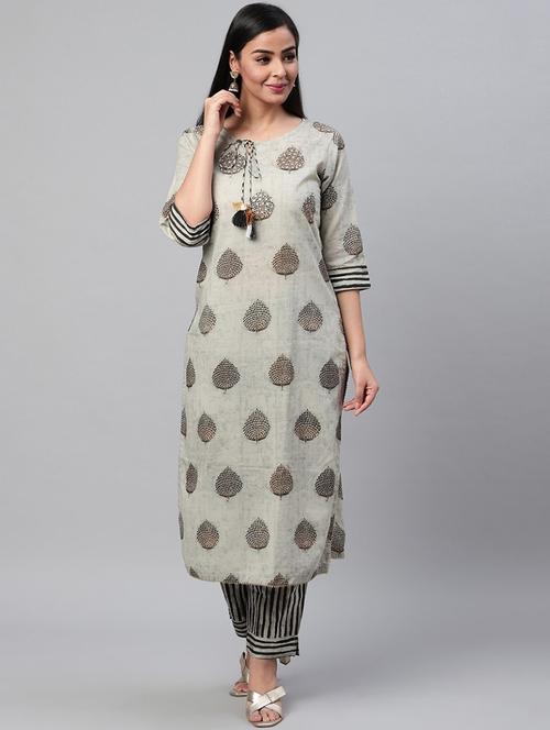 printed kurta pant set - 19816670 - Very Small Image - 1