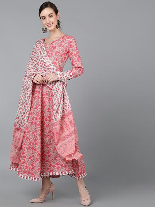 floral printed suit set - 19817488 - Very Small Image - 1