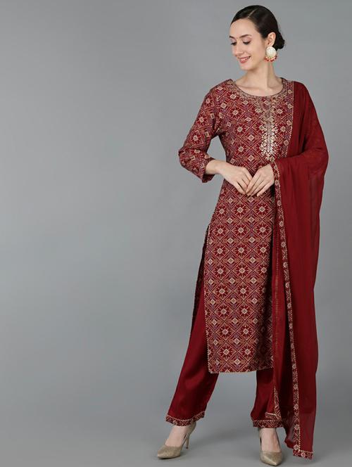 printed suit set - 19817593 - Very Small Image - 1