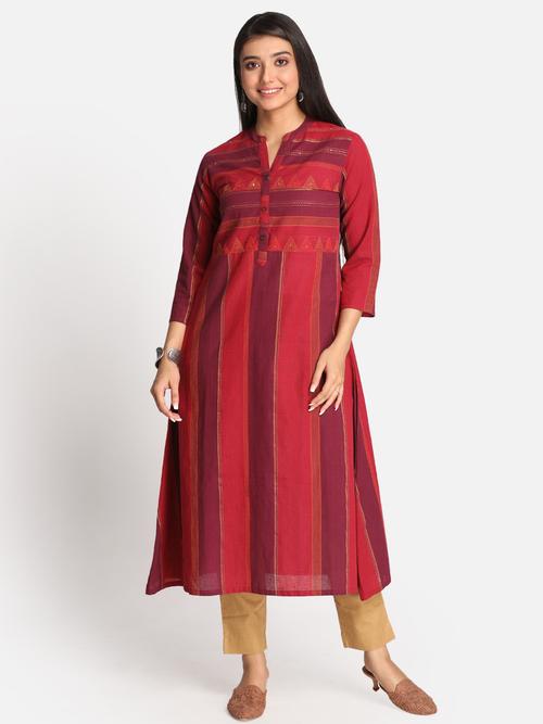 colour : wine, pure cotton fabric, - 19818779 - Very Small Image - 1