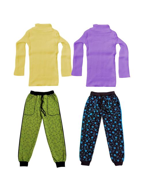 pack of 2 high neck solid full length set - 19820350 - Very Small Image - 1