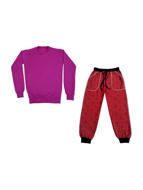 kids round neck full length set - 19820614 - Very Small Image - 1