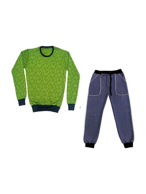 boys multi colored t-shirt and jogger set - 19820678 - Very Small Image - 1