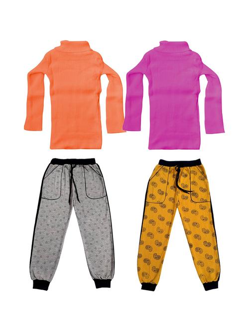 multi colored fleece full length sets combo - 19820735 - Very Small Image - 1