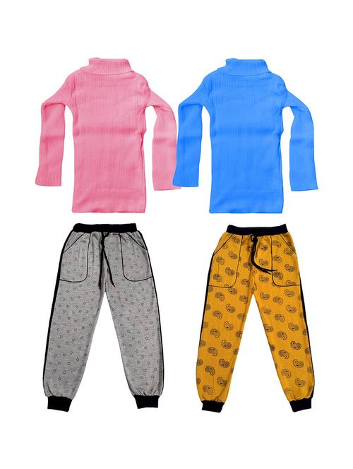 multi colored fleece full length sets combo - 19820736 - Very Small Image - 1
