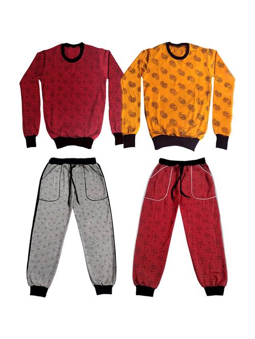 multi colored printed full length sets combo - 19820742 - Very Small Image - 1