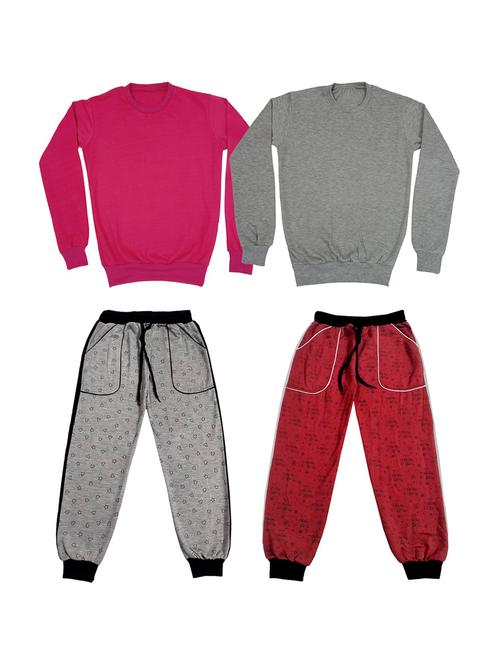 multi colored fleece full length sets combo - 19820746 - Very Small Image - 1