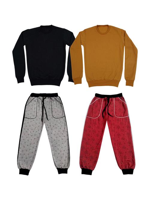 multi colored fleece full length sets combo - 19820748 - Very Small Image - 1