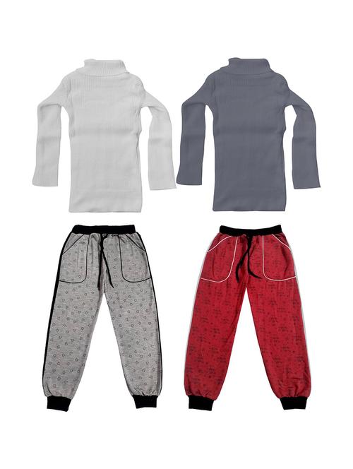multi colored fleece full length sets combo - 19820750 - Very Small Image - 1