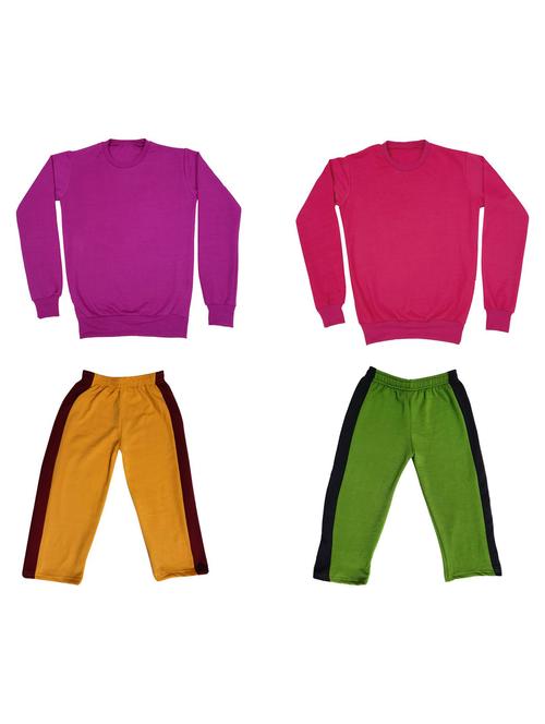 boys multi colored t-shirt and pajama combo set - 19820947 - Very Small Image - 1