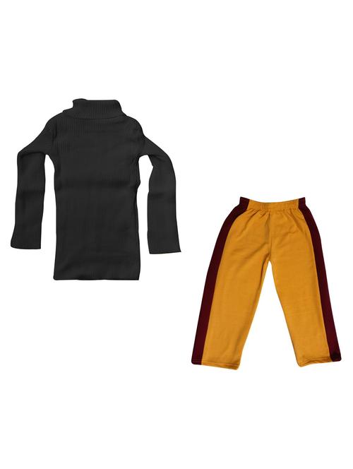 solid colored fleece full length set - 19820987 - Very Small Image - 1