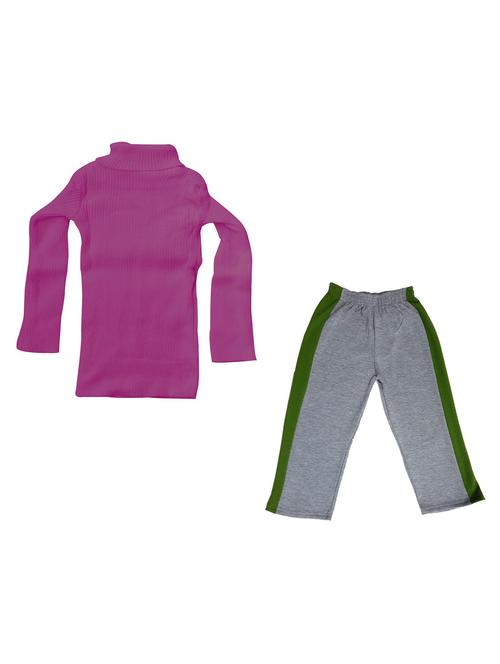 solid colored fleece full length set - 19820999 - Very Small Image - 1