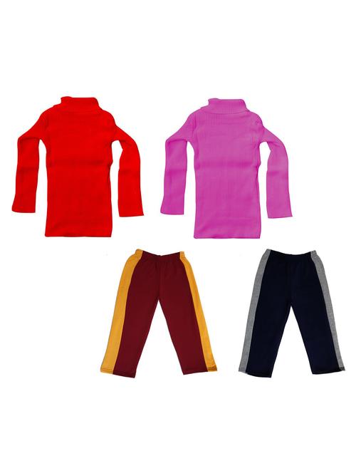 multi colored fleece full length sets combo - 19821126 - Very Small Image - 1