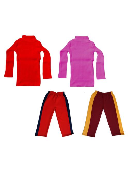 multi colored fleece full length sets combo - 19821127 - Very Small Image - 1