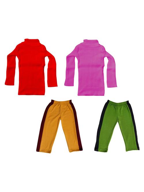 multi colored fleece full length sets combo - 19821131 - Very Small Image - 1