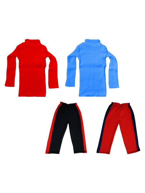 multi colored fleece full length sets combo - 19821134 - Very Small Image - 1