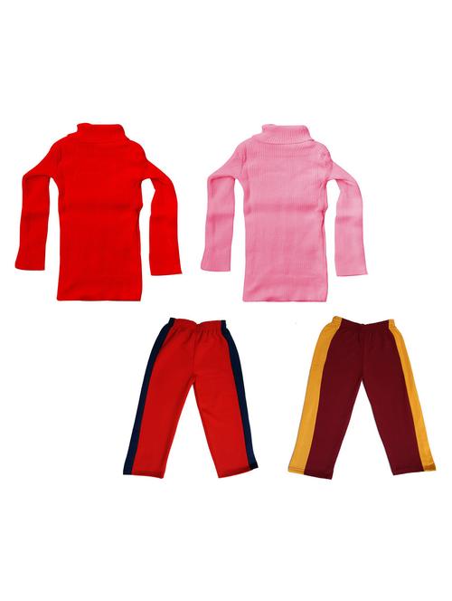 multi colored fleece full length sets combo - 19821139 - Very Small Image - 1