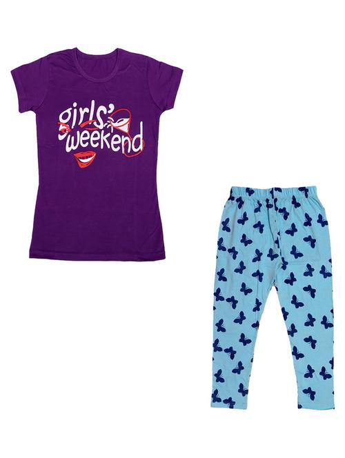 kids printed full length sets - 19821334 - Very Small Image - 1