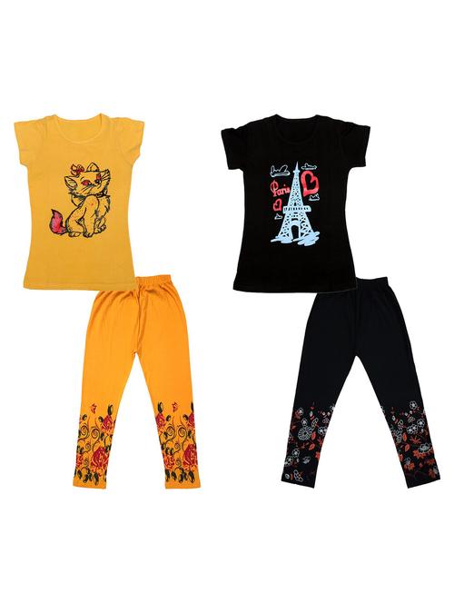 kids printed full length sets combo - 19821346 - Very Small Image - 1