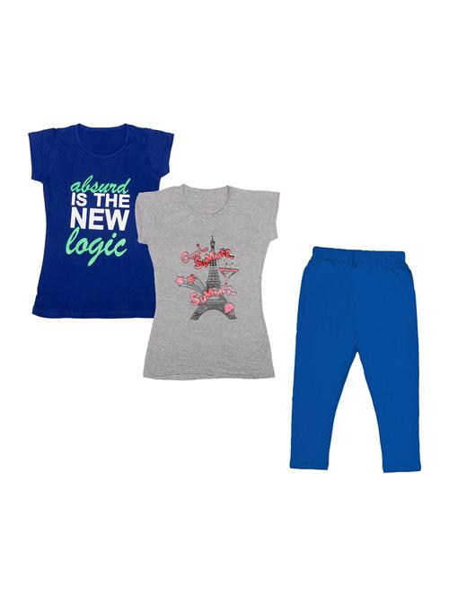girls full lenght twin set combo - 19821379 - Very Small Image - 1