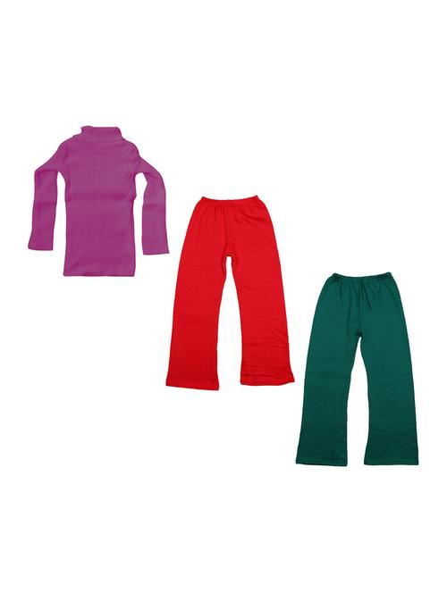 girls full lenght twin set combo - 19821483 - Very Small Image - 1