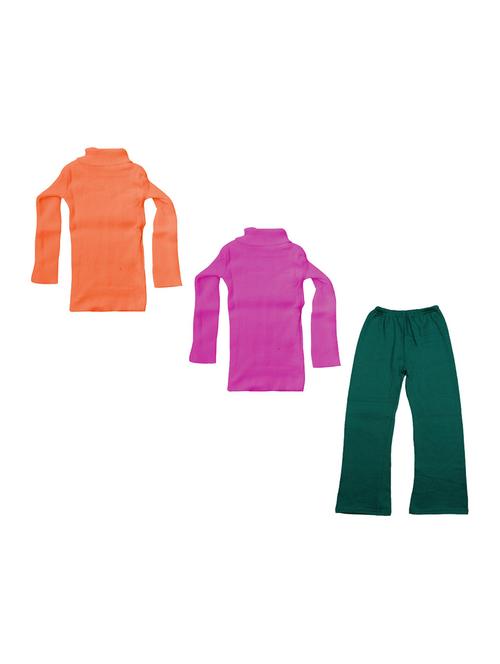 girls full lenght twin set combo - 19821525 - Very Small Image - 1