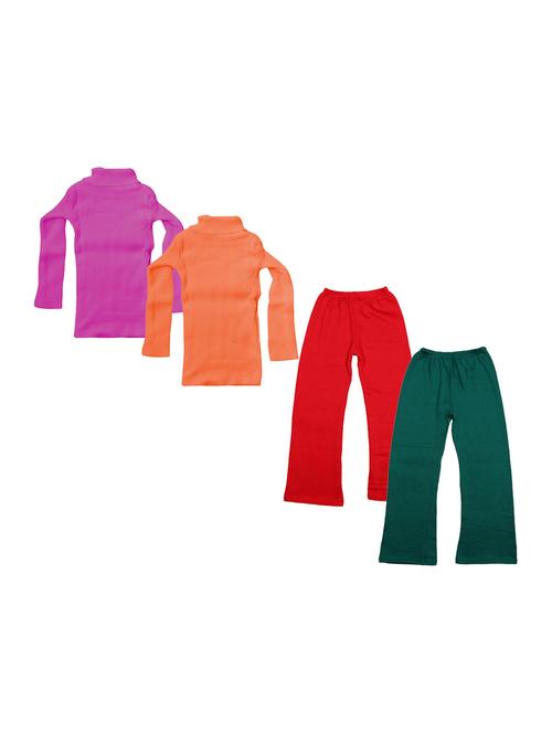 girls full lenght twin set combo - 19821526 - Very Small Image - 1