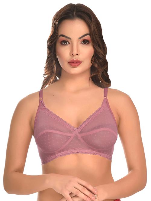 purple net tshirt bra - 19821699 - Very Small Image - 1