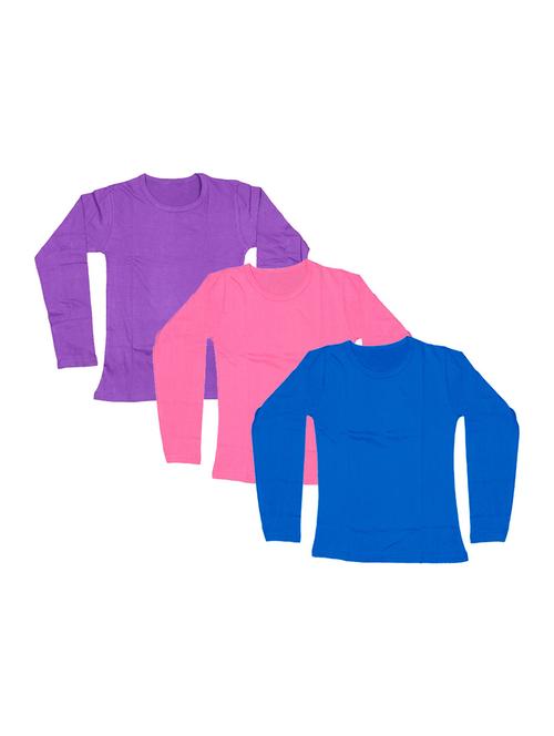 girls pack of 3 regular tee - 19821844 - Very Small Image - 1