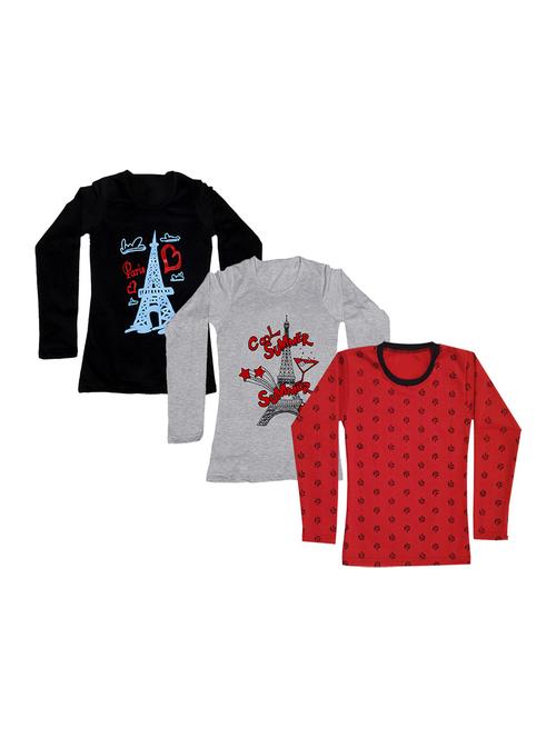 girls pack of 3 regular tee - 19821914 - Very Small Image - 1