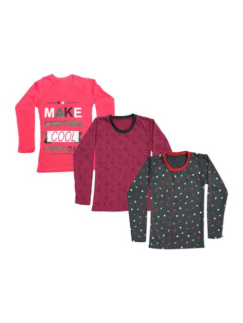 girls pack of 3 regular tee - 19821933 - Very Small Image - 1