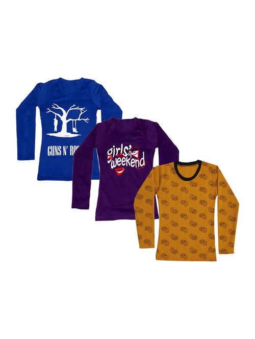 girls pack of 3 regular tee - 19821947 - Very Small Image - 1