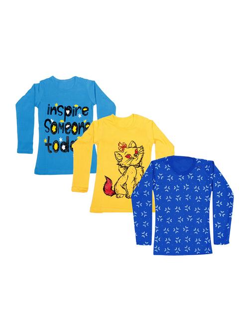 girls pack of 3 regular tee - 19821966 - Very Small Image - 1