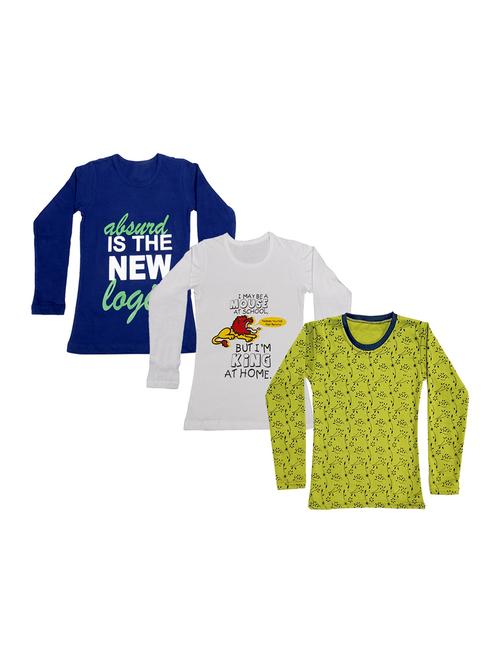 girls pack of 3 regular tee - 19821977 - Very Small Image - 1