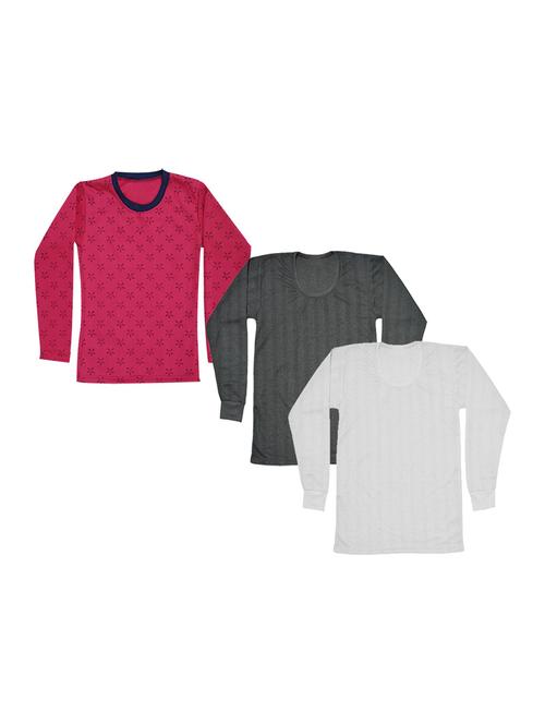 pack of 3 round neck regular tees - 19822087 - Very Small Image - 1